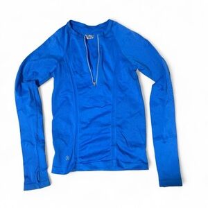 Athleta Tracker Top Vibrant Blue